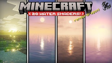 ✓ MCPE 1.21+ | 20 Realistic Water shaders for Renderdragon and Vibrant Visuals!! | All working!