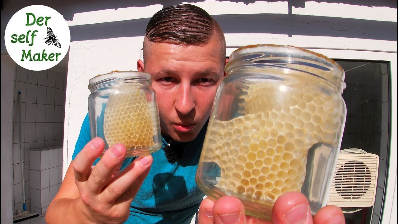 Selbstversorger Imkerei | das Geheimnis der Wabe im Glas! | wie kommt die da rein? | Der self Maker