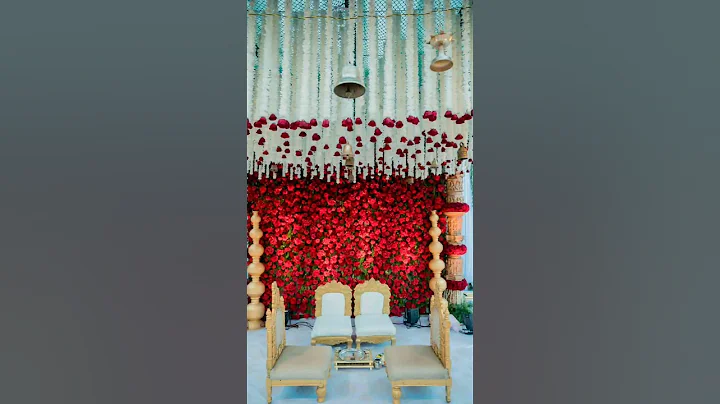 Grand Wedding decoration | Glitz Events by Manali #shorts #weddingdecor