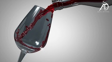 Realflow Wine Pouring Simulation by ADITYA DUTONDE