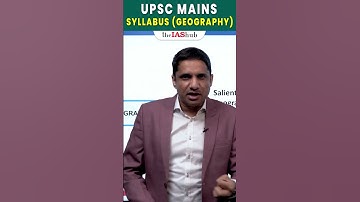 UPSC Mains Syllabus (Geography) |