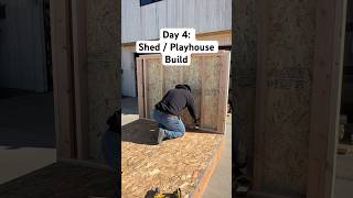 Day 4: Kids playhouse / shed build.