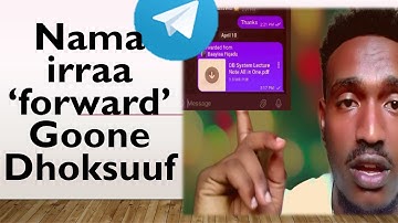 Hide sender when forward from Telegram| Nama irraa 