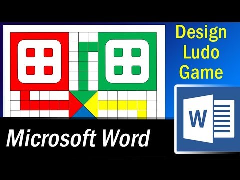 MS Word에서 Ludo 게임을 디자인하는 방법-Microsoft Word Tutorial