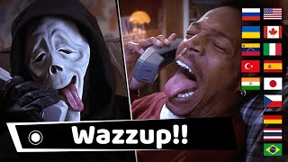 "Wazzup" Scary Movie in Different Languages, Scream Movie Ghostface Parody | Scary Movie Wazzup