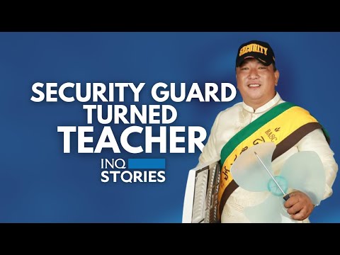 Former security guard passes Licensure Examination for Professional Teachers