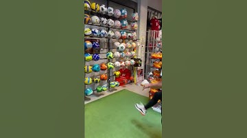 Cleaning soccer balls in the shop will be like 👍😅⚽️👀😌
