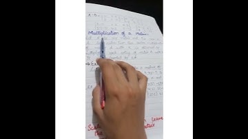 Multiplication of a matrix | class 9 | chapter 1 |Science group