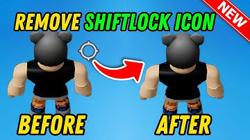 How to get rid of the shift lock icon Roblox?