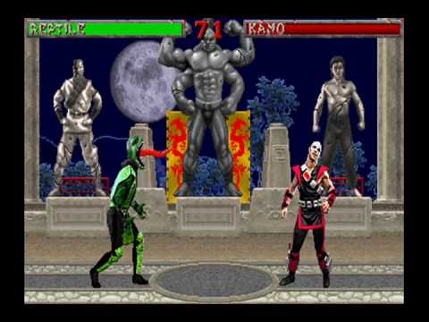 Mortal Kombat FAKES - MK1 Reptile fatality (old animation) - YouTube