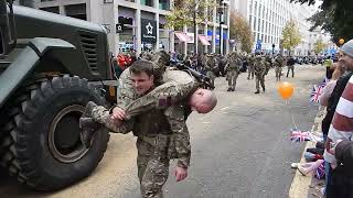 Lord Mayors Show November 2025, the Royal Marines band. and commandos