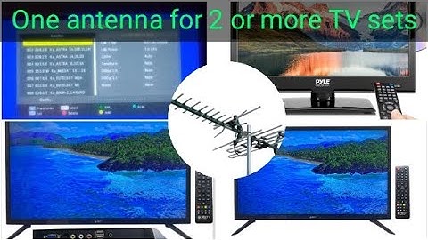 Learn how to use only one TV antenna for multiple TV sets.