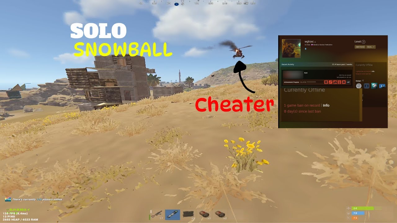 HOW A 7200 HR PLAYER SNOWBALLS IN RUST...