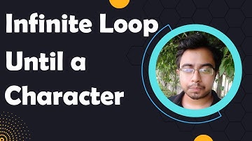 How To Take Input and Print Something Within An Infinite Loop Until A Specific Character