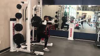 Split squat - Concentric from Pins