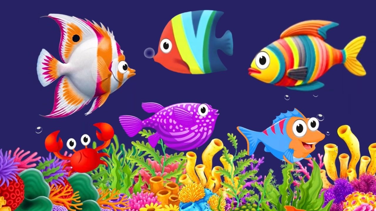 Calming Undersea Animation Baby Lullaby, Soothing fishes🐟Baby Sleep ...