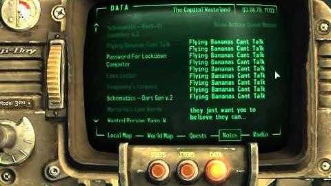 Fallout 3 Walkthrough - Pip Boy and Terminal #118 - Germantown Misc