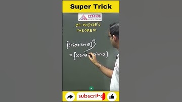 De Moivre’s Theorem Explained | #ComplexNumbers #MathsShorts