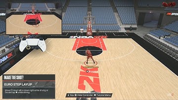 NBA 2K24 How To Do Euro Step Layup | Shooting Tutorial