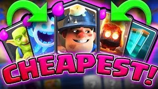ONLY CHEAP CARDS! • Clash Royale • THIS ISN'T GOOD!