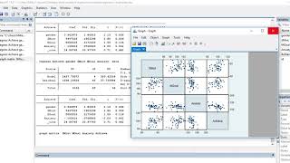Multiple regression using STATA video 2 evaluating assumptions Wealth