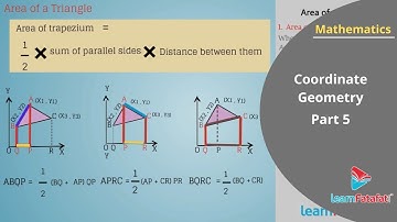 Coordinate Geometry Class 10 Maths - Area of a Triangle