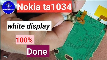 Nokia 105 (ta -1034) White display problem||100% Done ✅✅