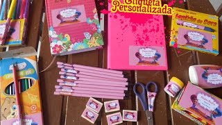 Etiquetas personalizadas para material escolar!!!!