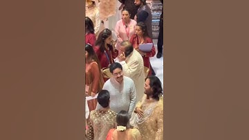 Anant Ambani Along With Aditya Birla Group Chairman Kumar Mangalam Birla #birla #wedding #shorts