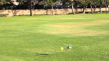 never attempt a backflip for a first trick / crash trex 450