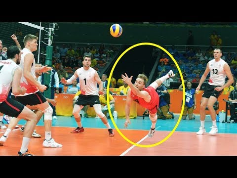 Видео: 【バレーボール】超反応で奇跡のレシーブ！絶対にボールを床につけない【スーパープレイ】Best Volleyball Digs