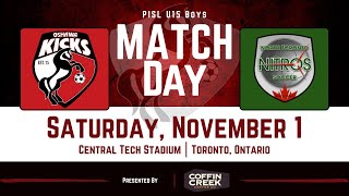 Oshawa Kicks VS. NT Nitros B - PISL Match - November 1, 2025