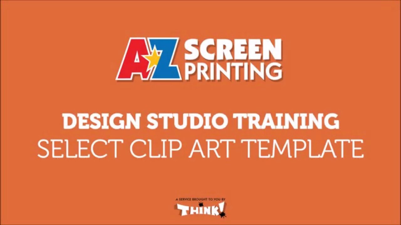 Select Clip Art Template AZ Screen Printing Design Studio Training