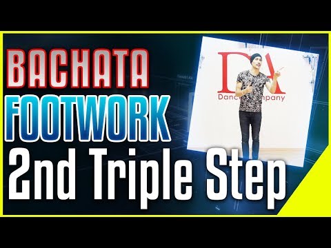 Bachata Footwork Steps Tutorial 01 : Triple Step 2 | Intermediate Bachata Tutorials 2018 | by Marius