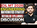 CIL MT 2026 | CIL MT Engineering Mathematics Strategy | CIL MT Engineering Mathematics Syllabus 2026