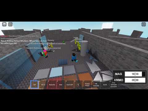 Roblox Development Edited Fe Gun Kit Test 6 Youtube - edited fe gun kit roblox