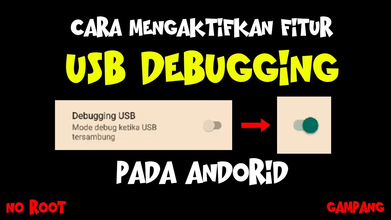 CARA MENGAKTIFKAN USB DEBUGGING PADA HP ANDORID - YouTube