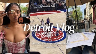 Where I've Been: Detroit Vlog | Apartment Kitchen Updates, Pistons Game 7 & Asian Food Dates 🏙️🍜✨