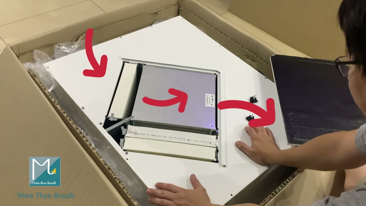 วิธีติดตั้งเครื่อง ERV (Energy Recovery Ventilation)