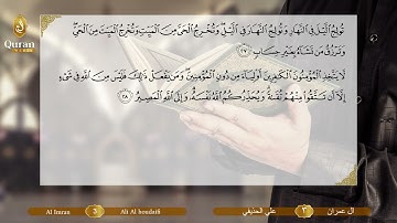 Sourate 003 Al ‘Imrân (Ali Houdayfi) - سورة آل عمران (علي بن عبد الرحمن الحذيفي).avi