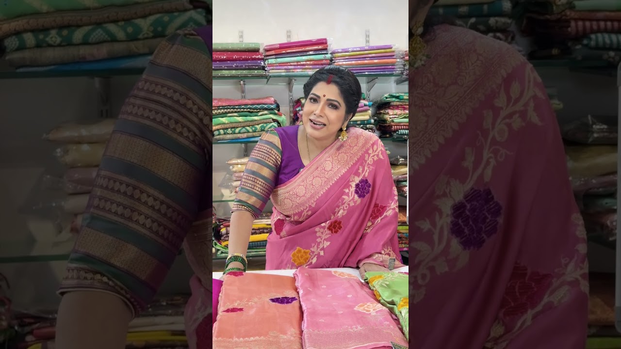 Banarasi Premium Mashru silk sarees ​⁠