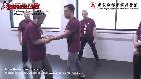 Beweeg de voet, niet het midden