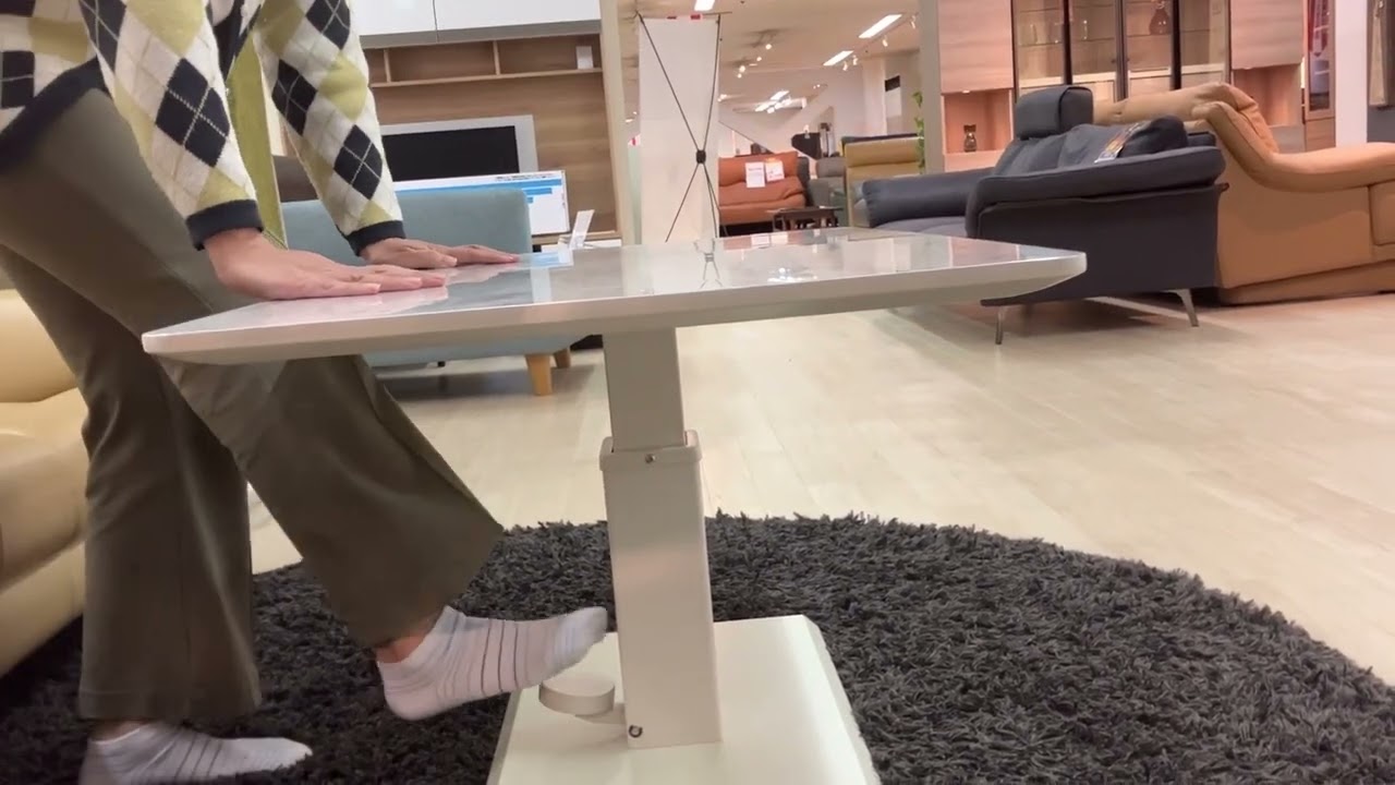 シギヤマ家具工業 ウォレス 110 昇降テーブル | 家具インテリア通販
