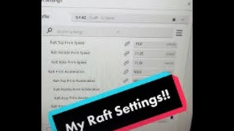 The BEST Raft and Build-Plate Adhesion Settings!!