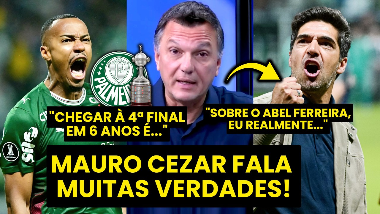 MAURO CEZAR: "É a SOCIEDADE ESPORTIVA PALMEIRAS quem TEM O MAIOR MÉRITO! Gente, o ABEL FERREIRA..."
