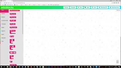 EduBlocks  For micro:bit Demonstration Hello World - Kitronik