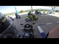 Last ride with my black ninja Kawa vs cbr 954, k8 750, r1, 1000rr - Kawasaki zx6r 2008