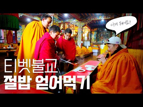 [인도] 친구 먹은 티벳스님에게 밥까지 얻어먹기 - 세계여행 ep.41