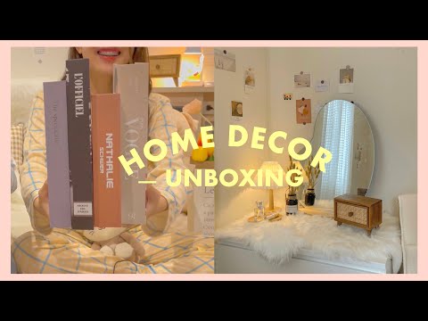 Unbox ของแต่งห้อง ep.1 🧸🛋  ราคาหลักสิบหลักร้อย จากอิเกีย, Shopee, Lazada, IG  บอกพิกัดทุกชิ้น