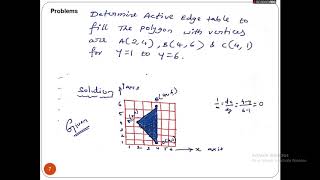 IMPLEMENTATION  OF SCAN LINE ALGORITHM